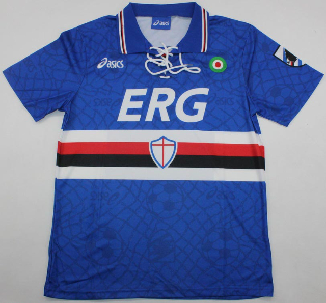 1994-95 サンプドリア ユニフォーム CAMISA RETRÔ SAMPDORIA (ITÁLIA) 1994 / 1995 - UNIFORME 1 por R$174,99