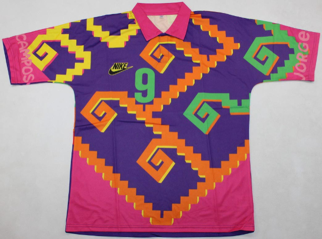 CAMISA RETRÔ MÉXICO DÉCADA DE 90 - GOLEIRO JORGE CAMPOS - XII por