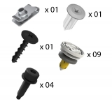 kit Presilha Forro Porta Renegade 2016 / 2021 comp