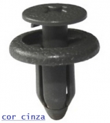 Presilha de forro da porta toyota corola fielder 6mm cinza