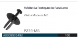 Presilha parabarro mercedes C CL CLK E ML S classe