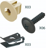 Kit 12 Presilha do Parabarro Palio Weekend Adventure 1996 a 2008 Palio Weekend 2001 a 2008 Siena 2001 a 2013 Strada G2 2001 a 2007