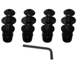 4 Parafuso M5 Da Bolha Carenagem Bmw S1000rr 4 Un Preto