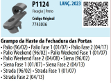 Grampo da Haste da Fechadura da Tampa do Portamala fiat palio siena strada mobi 500