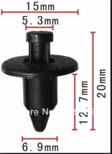  Presilha fixador de carenagem de moto suzuki  