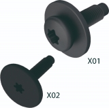 Kit Fixao Parafuso + Bucha do Farol Gol Saveiro 