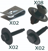 Kit Fixao Grampo Presilha Parafuso Parabarro Dia