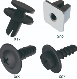 Kit Fixao Grampo Presilha Parafuso Para-choque D
