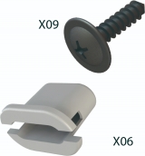 Kit Fixao Parafuso Bucha da Moldura Paralama Dia