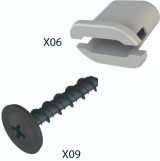 Kit 15 Parafuso e Bucha da Moldura Paralama Diante