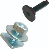 Kit 15 Parafuso do Parachoque Dianteiro Fiorino 2005 a 2012 Uno Mille 2004 a 2013