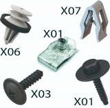Kit 18 Presilha Forro da Porta Dianteira Traseira Ka 2015 2016 2017 2018 2019 2020 2021