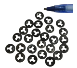  Arruela Trava Eixo 2,5 X 6mm Presilha Metal Disco Fixao