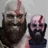 Máscara Látex God Of War Kratos Leviathan Deus Da Guerra Pronta Entrega