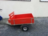 Carreta Madeira P Motocultivador Tratorito Capacidade 250 Kg