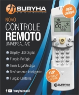 Controle Remoto Universal Suryha Com Lanterna