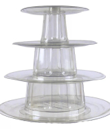 Torre de Macaron 4 andares 50 macarones