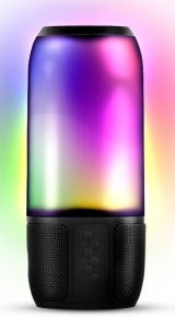 Caixa de Som Bluetooth Novik Light Show 8W Com Bateria e Iluminao