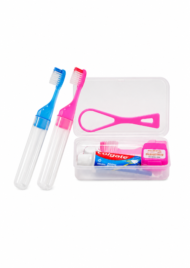 Kit de Higiene Bucal Completo ? Estojo Premium