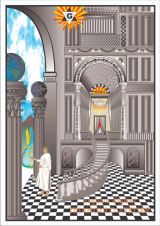 Companheiro Alegoria - REAA/GOSC/COMAB/GL/ADONHIRAMITA - 53D17