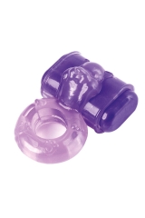 ANEL PENIANO COM VIBRO VIOLETA HOT FLOWERS