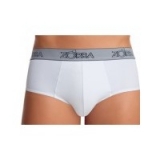 Cueca Slip Confort Zorba 92674 Em cotton elstico macio Laterais largas para maior conforto Cor Preto Tamanho M