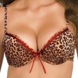 Suti Brigitte DeMillus 074069 Taas Espumadas e com aro Cor Ona Tamanho 44 Animal Print