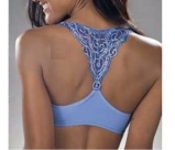 Suti Vine DeMillus 74165 Renda de Lycra Bordado em Fio Prateado Taas Espumadas Com Aro Cor Lavanda Tamanho 46