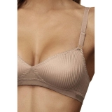 Suti Bourbon DeMillus 61407 Em Elastano Com Efeito Cotel Sem Espuma Sem Aro e Sem Costuras Laterais Cor Bege Rosado Tamanhos 42 ao 50