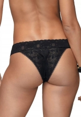 Calcinha Biquni Copacabana DeMillus 16148 Lindo e Confortvel Todo Em Renda Elstica Cor Preto Tamanhos A (Veste PP  P e M) e B (Veste G e EG)
