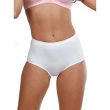 Calcinha Cala Clssica Cotton DeMillus Cor Branco 26051 Em Cotton Elstico Leve Conforto Para o Seu Dia a Dia Tamanho G