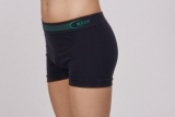 Cueca Boxer Ultraleve Logo 90024 Marca Zeus Fabricante DeMillus Em Microfibra Elstica Sem Costuras Laterais Cor Preto