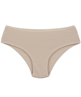 Calcinha Cala Short hipslip DeMillus 36205 Microfibra Elstica Light Cintura Baixa Leveza e Conforto Elstico Suave Nas Cavas Cor Champanhe