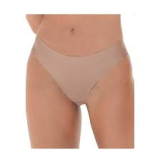 Calcinha Biquni Hipslip DeMillus 53023 Em Microfibra Elstica Ultra Sem Elsticos Adere No Corpo No Marca Sob a Roupa Cor Bege Tamanhos M ao EG