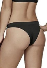 Calcinha Biquni Novo Lithos DeMillus 18052 Em Cotton Elstico Plus Conforto Para o Dia a Dia Cor Preto Tamanho G
