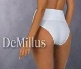 Cinta Calcinha Cala Ultraleve DeMillus 26204 Faixa dupla canelada no abdmen modela com conforto e leveza Cor Branca Tamanho M