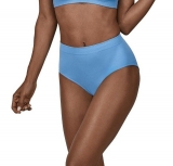 Calcinha Cala Alta Ultraleve DeMillus 57400 Tamanho nico (Veste de ME a EG) Cor Azul Cu