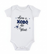 Body Infantil Para Beb� Malha 100% Algod�o Gola Envelope Bot�es de Press�o Tamanhos P, M e G Xod� do Vov�