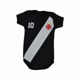 Body Infantil Para Beb� Malha 100% Algod�o Gola Envelope Bot�es de Press�o Tamanhos P, M e G Vasco