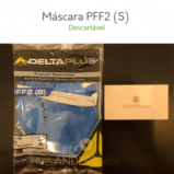 Mascara Descartavel PFF-2 c/10 Deltaplus Azul S/Respirador