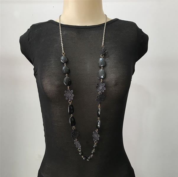 Colar Ametista Prata Tibetana Boho Luxo Gargantilha NE001332