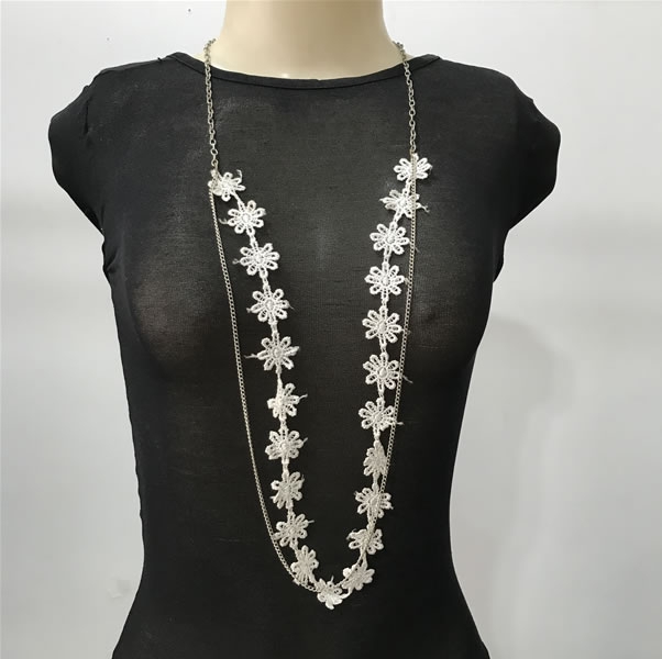 Colar Ametista Prata Tibetana Boho Luxo Gargantilha NE001332