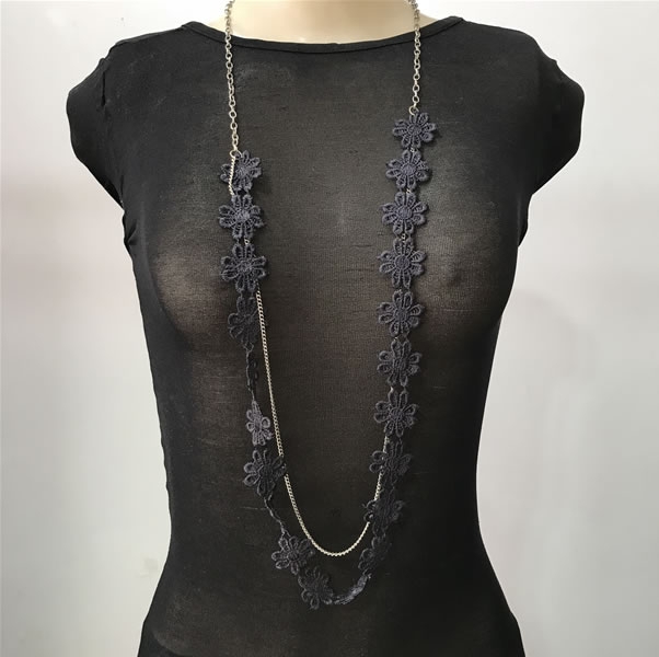 Colar Ametista Prata Tibetana Boho Luxo Gargantilha NE001332