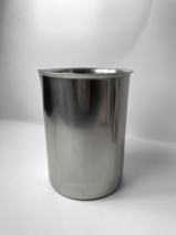 BECKER DE AO INOX COM BICO CAPACIDADE PARA 2000ml (COD 15057)