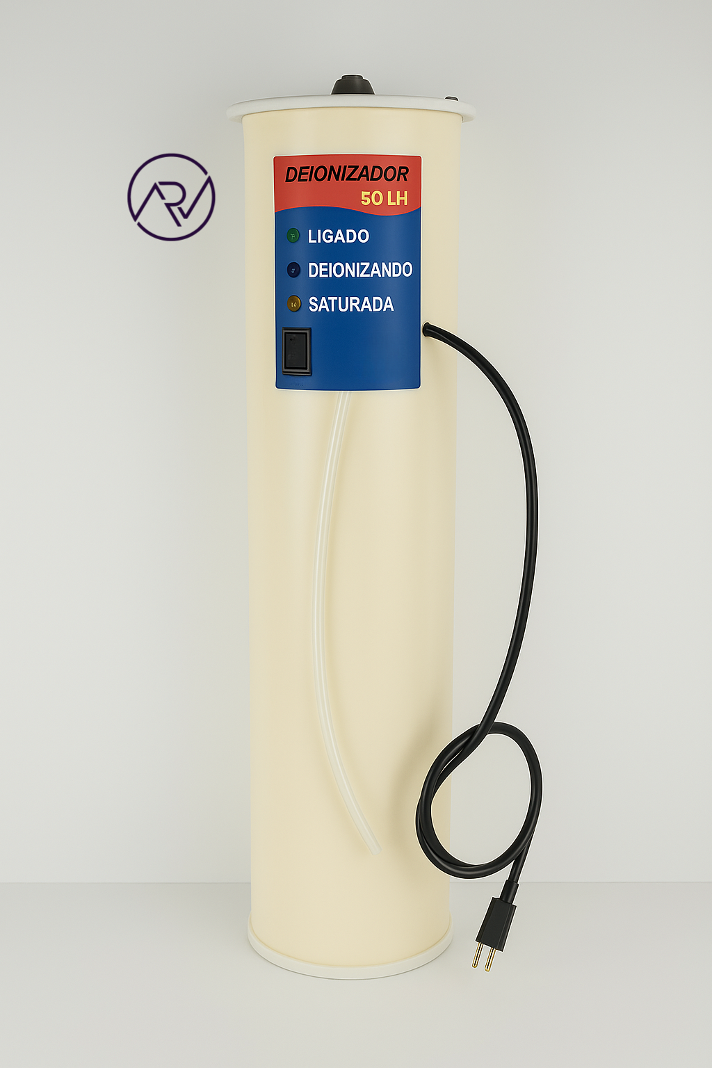 DEIONIZADOR DE GUA CAPACIDADE PARA 50 LITROS/HORA (COD 29072)
