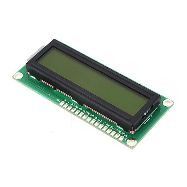 DISPLAY LCD 16x2 VERDE C/ BACKLIGHT (ATM1602A) 