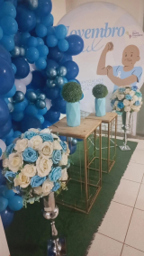 Decorao Novembro Azul Hospital Madre Theodora 