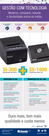 Kit Sat SS2000 + Impressora SI 300S Sweda