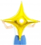 Balão tamanho 36 polegadas +- 90 cm modelo Estrela 4 pontas Dourada. VENDA MÍNIMA NESSE PREÇO  6 UN