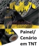 Painel/Cenrio em TNT temtica Batman tamanho 1,40mts x 1,03 mts